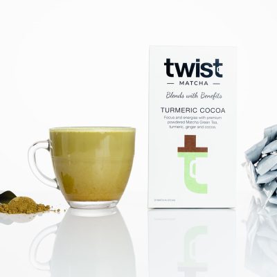 Turmeric Cocoa Matcha Tea Sticks (20 Servings) - Image 3